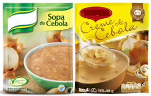 Figura 1 - Sopa de cebola ou caldo de cebola, ambos servem para receita.